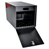 Mail Manager Street Safe Black Post-Mount Mailbox with High Security Reinforced Rear Locking System - Super Arbor