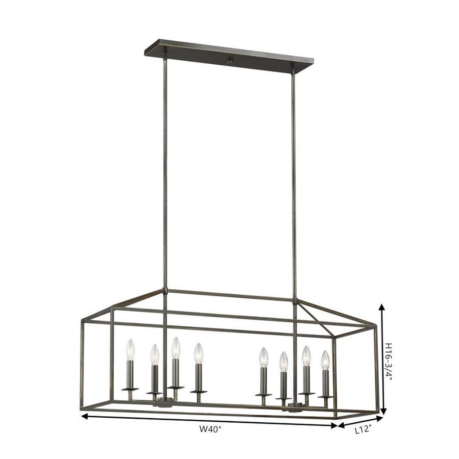 Sea Gull Lighting Perryton Blacksmith Traditional Linear Kitchen Island Light - Super Arbor