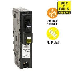 Square D Homeline 20-Amp 1-Pole Combination Arc Fault Circuit Breaker - Hardwarestore Delivery