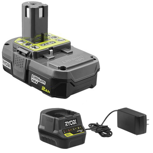 RYOBI ONE+ 90 MPH 200 CFM 18-Volt Lithium-Ion Cordless Leaf Blower/Sweeper Kit (2.0 Ah Battery & Charger Included)