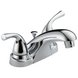 New Lower Price; Delta Foundations Chrome 2-Handle 4-in Centerset WaterSense Bathroom Sink Faucet with Drain