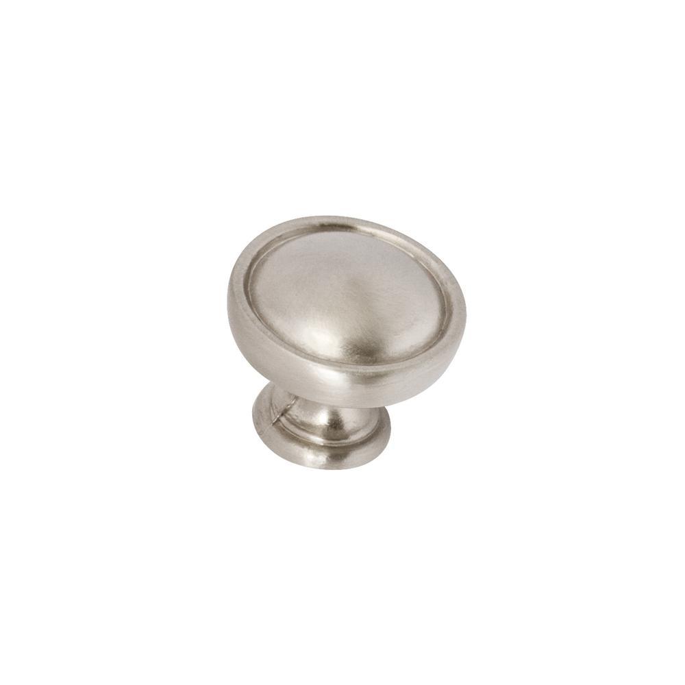 Grayson 1-1/8 in. Satin Brass Round Cabinet Knob - Super Arbor