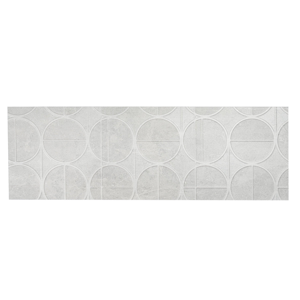 Apollo Tile Imprint Soft Cloud White 16-in x 48-in Matte Ceramic Encaustic Wall Tile product image