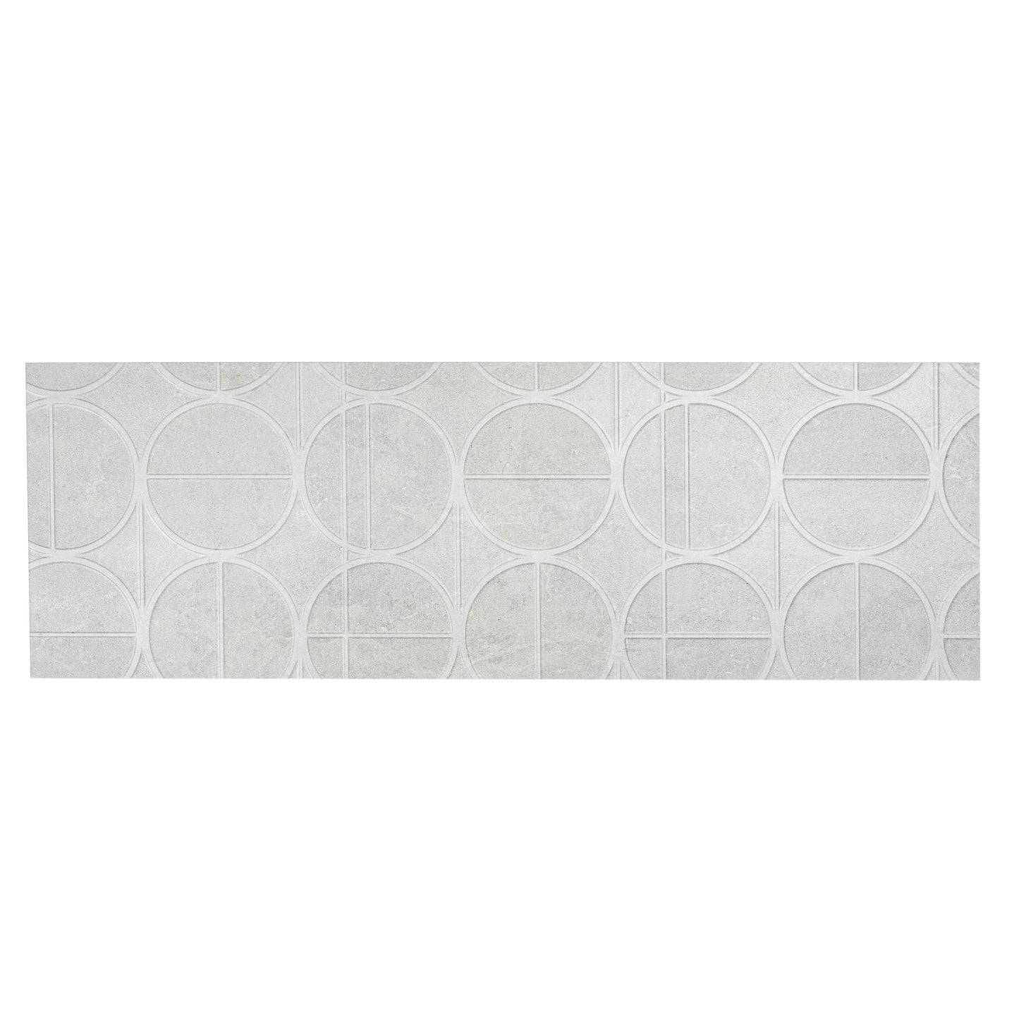 Apollo Tile Imprint Soft Cloud White 16-in x 48-in Matte Ceramic Encaustic Wall Tile product image