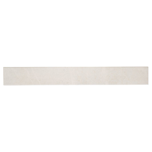 Apollo Tile Cordera Soft White 3-in x 24-in Matte Porcelain Encaustic Floor and Wall Tile product image