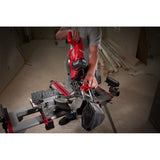 M18 FUEL 18-Volt Lithium-Ion Brushless 10 in. Cordless Dual Bevel Sliding Compound Miter Saw with 7-1/4 in. Circular Saw - Super Arbor