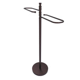 Allied Brass Matte Gray Freestanding Towel Rack