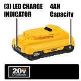 20-Volt MAX Lithium-Ion 4.0 Ah Compact Battery Pack