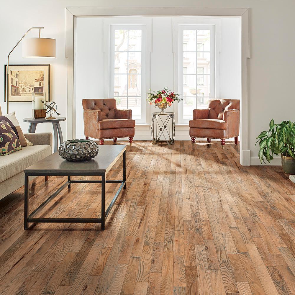 Bruce Revolutionary Rustics Oak Classic Natural 3/4 in. T x 3-1/4 in. W x Varying L Solid Hardwood Flooring (22 sq.ft./case) - Super Arbor