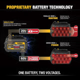 FLEXVOLT 20V/60V MAX Lithium-Ion 6.0Ah Battery (4 Pack)
