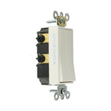 20 Amp Decora Plus Commercial Grade Double Pole Rocker Switch, White - Super Arbor