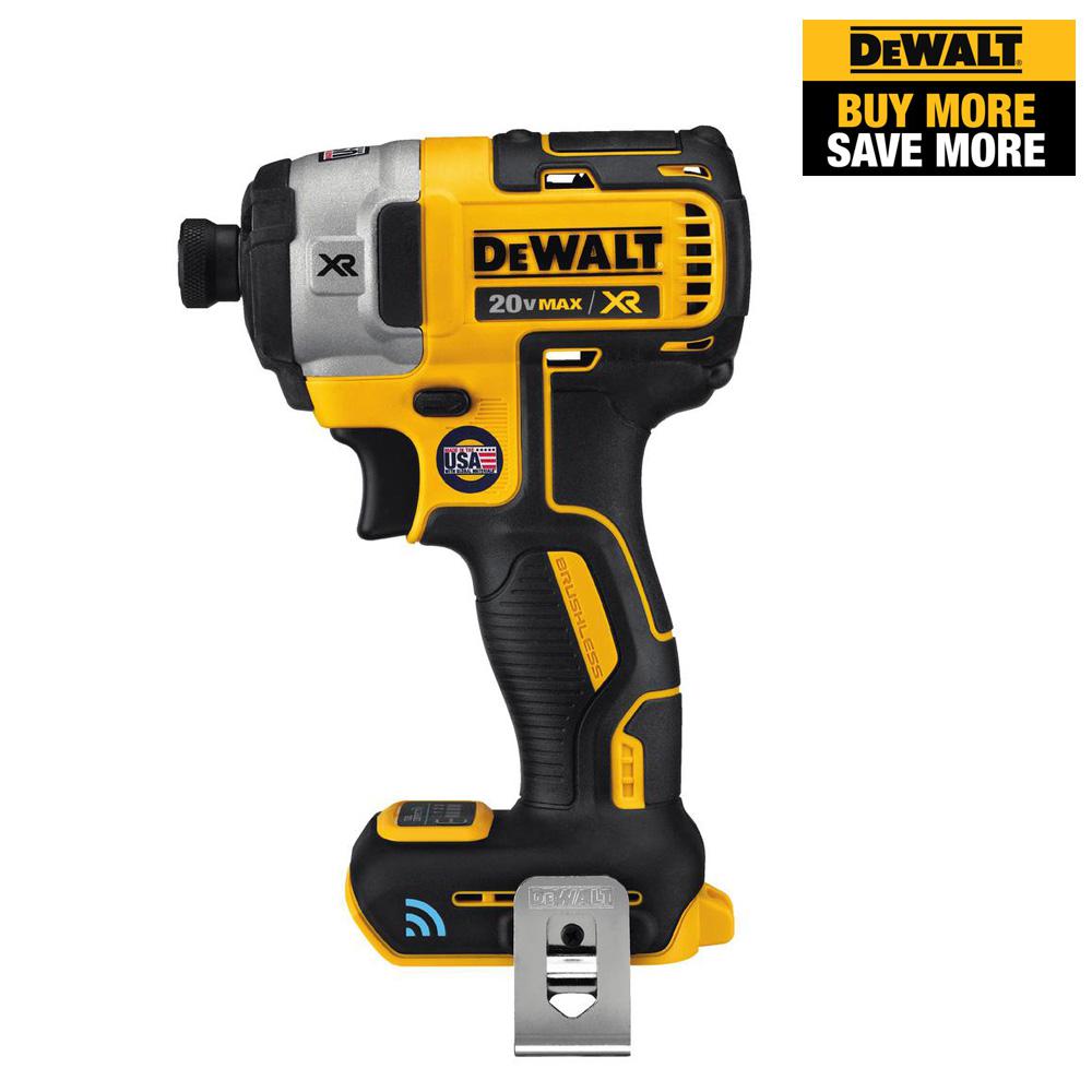 20-Volt MAX XR w/ Tool Connect Premium Cordless Brushless 1/4 in. Hex Impact Driver w/ (2) 2Ah Batteries, Charger & Bag - Super Arbor