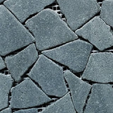 Rainforest Black Stone Mosaic Pebble Floor and Wall Tile 12
