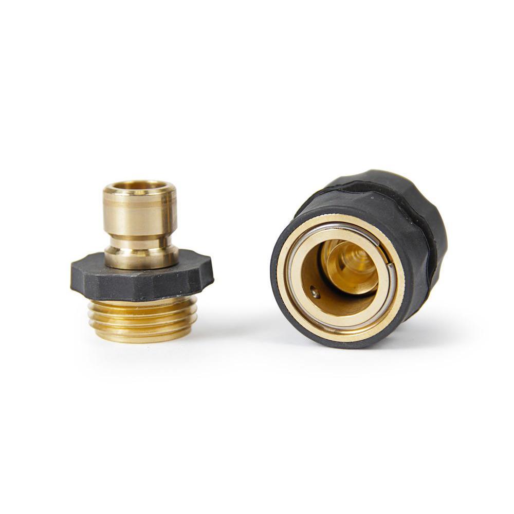 Quick Hose Connect Brass with Auto Shut-Off - Super Arbor