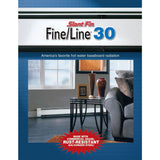 Fine/Line 30 7 ft. Hydronic Baseboard with Fully Assembled Element and Enclosure in Nu White - Super Arbor