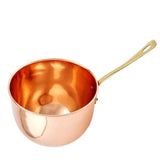 2 Qt. Solid Copper Beating Bowl Zabaglione Pan