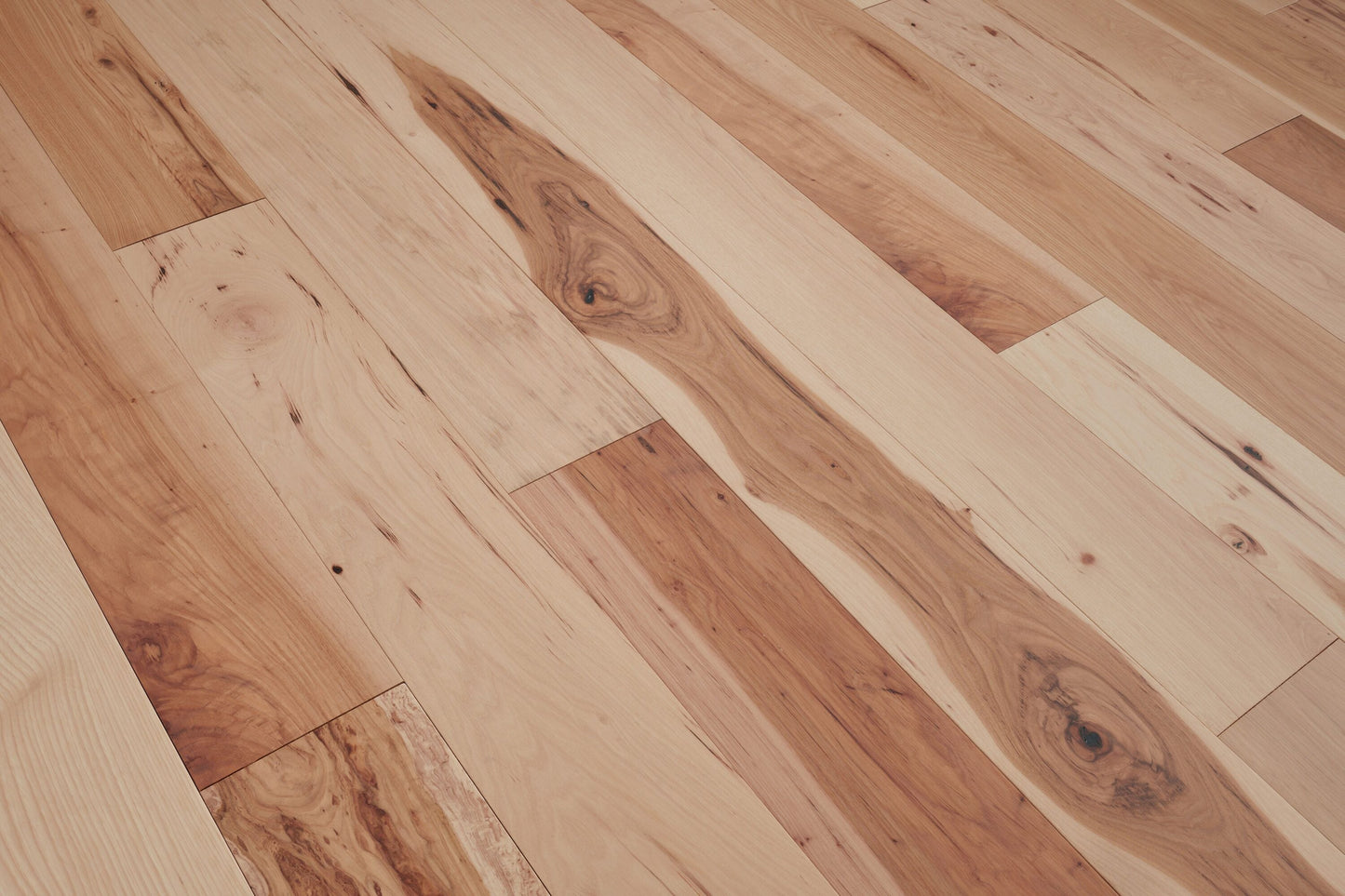 Bruce Hickory Natural hardwood flooring — color and finish detail