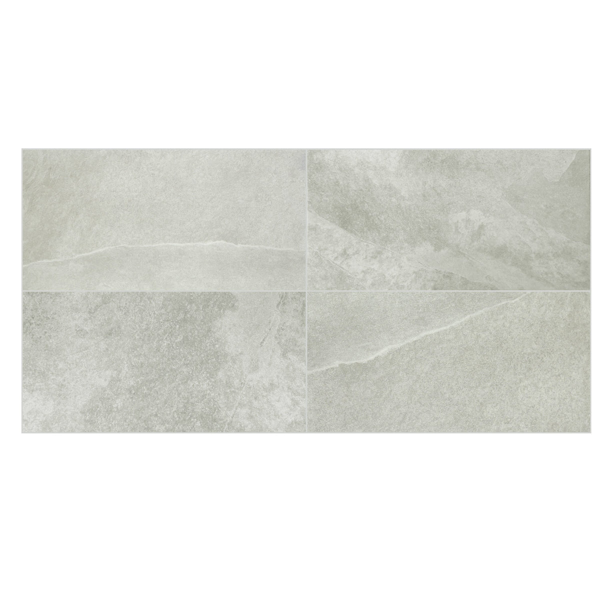Satori Dove Grey 12-in x 24-in Glazed Porcelain Floor and Wall Tile product image