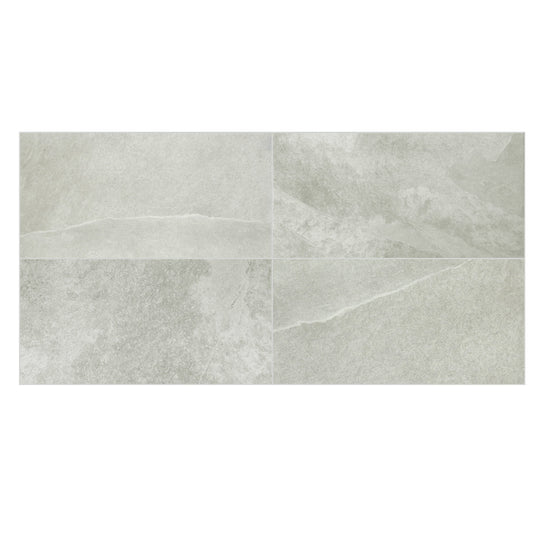 Satori Dove Grey 12-in x 24-in Glazed Porcelain Floor and Wall Tile product image