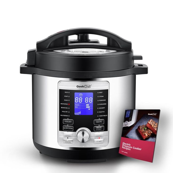 6 Qt. Stainless Steel Electric Pressure Cooker with 17-in-1 Multi-Functions