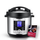 6 Qt. Stainless Steel Electric Pressure Cooker with 17-in-1 Multi-Functions