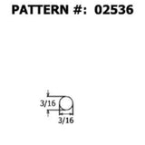 Alexandria Moulding Round Ramin Hardwood Dowel, 3/16 in. Diameter x 48 in. Length, Black