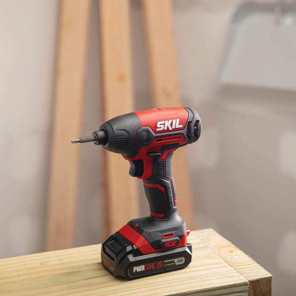 PWRCORE 20-Volt Lithium-Ion Cordless 1/4 in. Hex Impact Driver Kit - Super Arbor