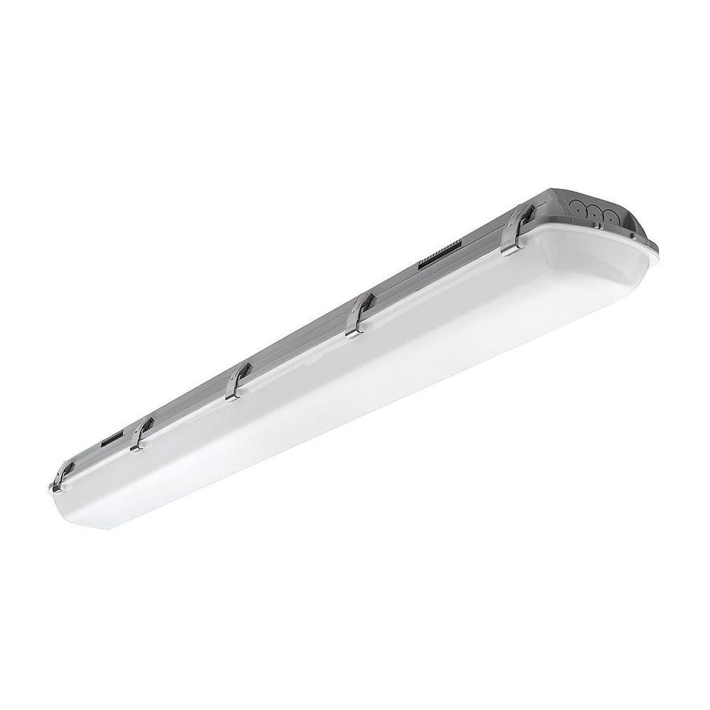 4 ft.¬†96-Watt Equivalence Integrated LED White Strip Light Fixture Vapor Tight 4000K High Output 5400 Lumens Multi-Volt - Super Arbor