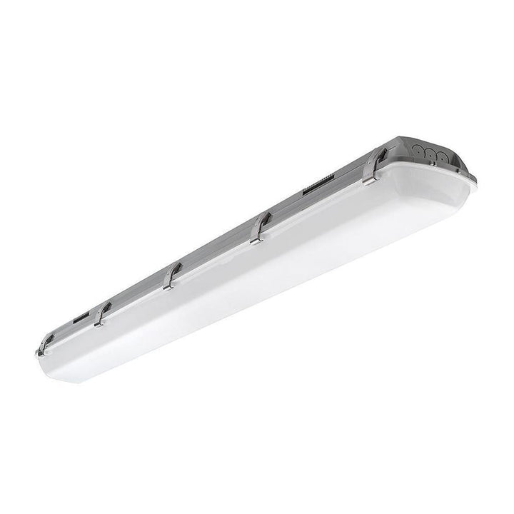 4 ft.¬†96-Watt Equivalence Integrated LED White Strip Light Fixture Vapor Tight 4000K High Output 5400 Lumens Multi-Volt - Super Arbor