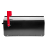 Sequoia Black Heavy Duty Post Mount Mailbox - Super Arbor