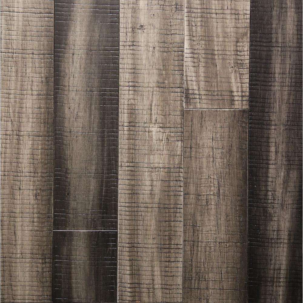 Islander Dovetail Gray .33 in. T x 5.12 in. W x 36.22 in. Length Engineered Rigid Core Bamboo Flooring (10.3 sq. ft. / case) - Super Arbor