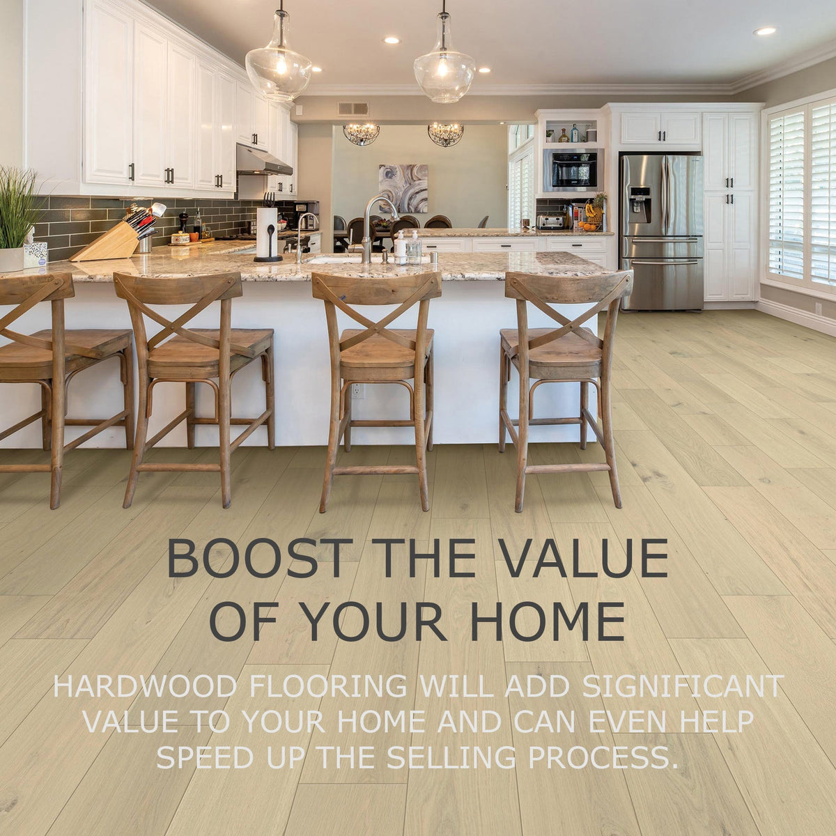 Element Flooring European white oak Coster hardwood flooring — surface grain detail