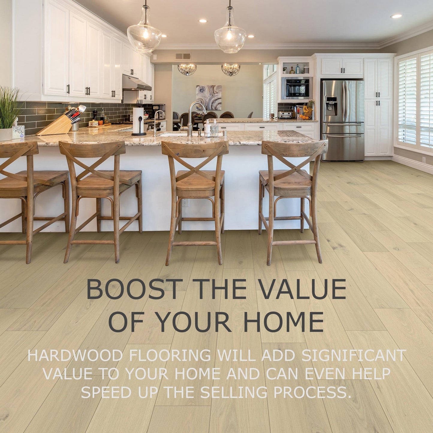 Element Flooring European white oak Coster hardwood flooring — surface grain detail