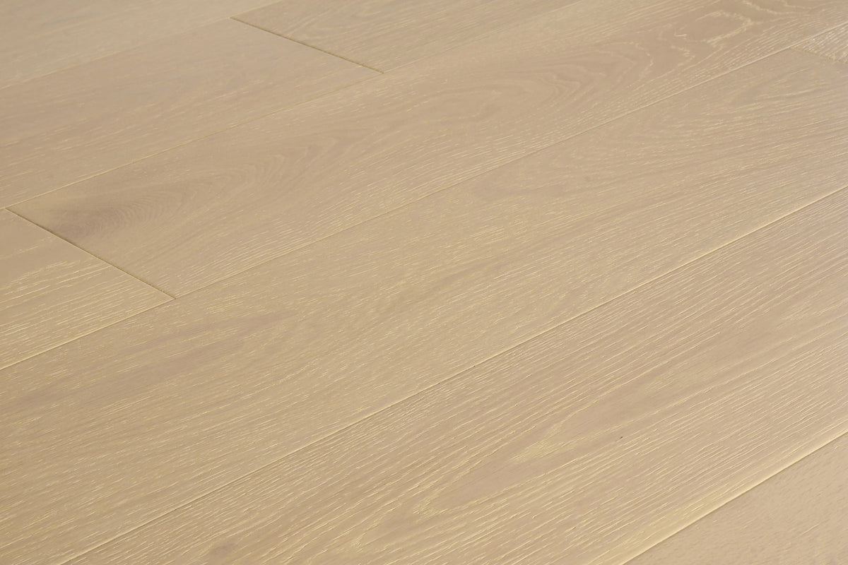 Element Flooring European white oak Moore hardwood flooring — carton and plank detail