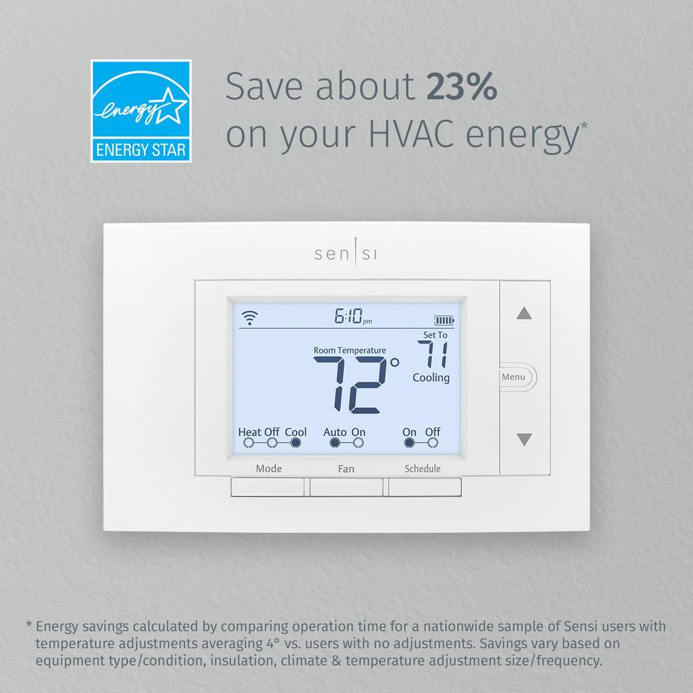 Emerson Sensi Wi-Fi Smart Thermostat for Smart Home - Super Arbor