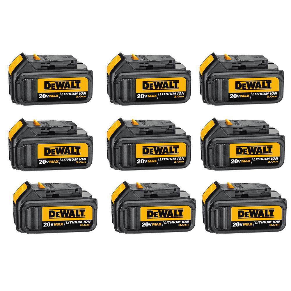 20-Volt MAX Premium Lithium-Ion 3.0Ah Battery Pack (4-Pack) - Super Arbor