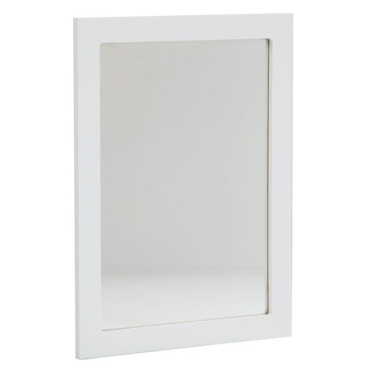 Lancaster 20 in. W x 27 in. H Framed Wall Mirror in Pearl Gray