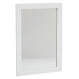 Lancaster 20 in. W x 27 in. H Framed Wall Mirror in Pearl Gray