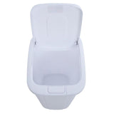 Hefty 13-Gallon White Plastic Trash Can with Lid
