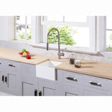 Undermount Solid Surface White Stone Square 15 in. Single Basin Bar/Prep Sink in Matte White