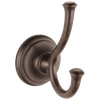 Delta Cassidy 2-Hook Venetian Bronze Towel Hook