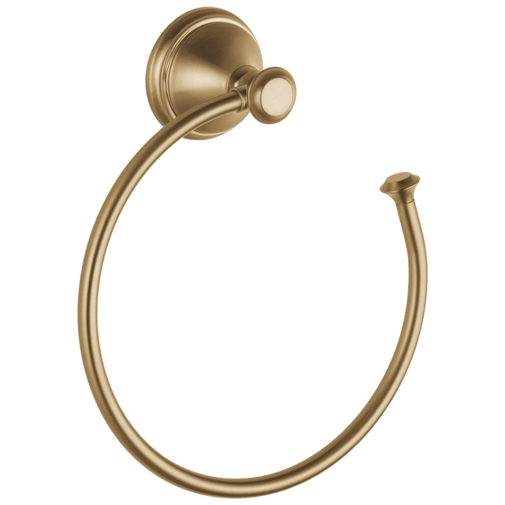 Delta Cassidy Champagne Bronze Wall Mount Towel Ring
