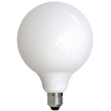 Bulbrite 60-Watt Equivalent G40 Milky Dimmable Decorative Filament LED Light Bulb Warm White (2-Pack)