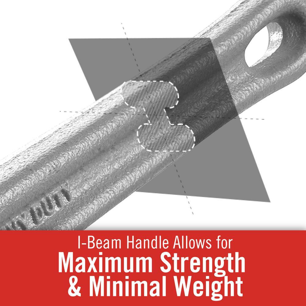 14 in. Model 814 Aluminum Straight Pipe Wrench - Super Arbor