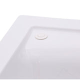 EverClean 60 in. x 32 in. Reversible Drain Whirlpool Tub in White - Super Arbor