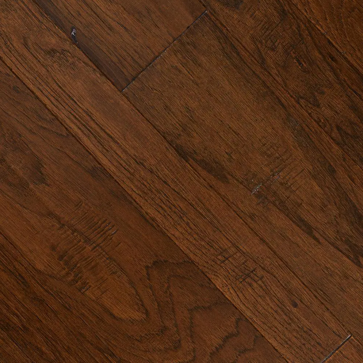 Distressed Barrett Hickory 3/8 in.T x 3-1/2 in. 6-1/2 in. W Varying Length Click Lock Hardwood Floor (26.25 sq.ft./case)
