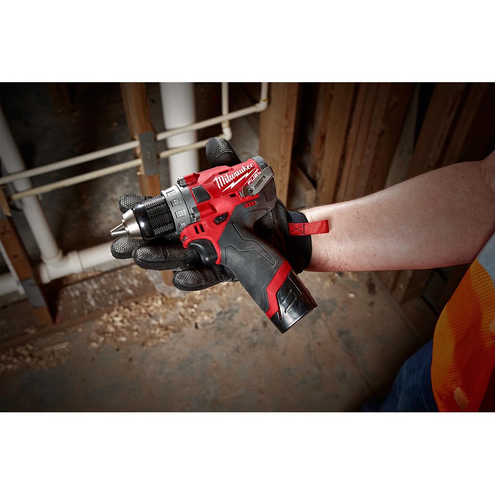 M12 FUEL 12-Volt Lithium-Ion Brushless Cordless 1/2 in. Drill Driver Kit W/ 4.0Ah & 2.0Ah Battery & Hard Case