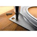 Everbilt 6 in. Silver Square Lazy Susan Turntable with 400 lbs. Load Rating (3-Pack)