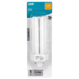 26W Equiv PL CFLNI Triple Tube 4-Pin Plug-in GX24Q-3 Base Compact Fluorescent CFL Light Bulb, Cool White 4100K