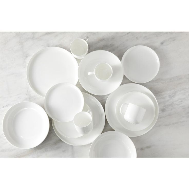 16-Piece Traditional White Bone China Dinnerware Set (Service for 4)